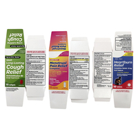 Caja de Papel Blister para Pastillas, Impresa Personalizada, Pequeña, Plegable, para Vitaminas, Hierbas, Productos para el Cuidado de la Salud, Medicamentos