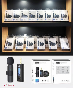 Micro không dây có kẹp cài áo, micro nhỏ, điều khiển tinh thể, vòng lặp khóa pha tổng hợp - Product Image 6