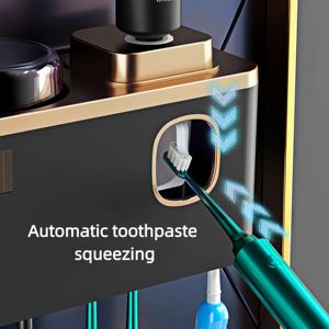 2025 Uprgraded Deep UV Desinfectantes automáticos <span class=keywords><strong>para</strong></span> cepillos de dientes con dispensador automático de pasta de dientes de plástico multifuncional - Product Image 5
