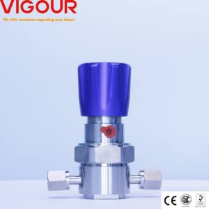 Regulador de Presión de una Etapa 316L para GLP/Propano/Argón con Alta Precisión de Control y Volumen Interno Minimizado para Tiempos de Purga Cortos - Product Image 5