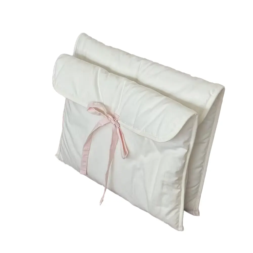 Bolsa de viaje de tela de algodón de 11-13 pulgadas, bolsa de ordenador portátil y tableta con Clip de lazo rosa inspirada en Ballet para funda de portátil iPad Pro