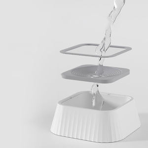 Bebedero de Plástico para Perros, Anti-derrames, para Gatos y Perros, Protector de <span class=keywords><strong>Cuello</strong></span> Anti-vuelco, Tazón Flotante, Tazón Anti-derrames para Mascotas - Product Image 5