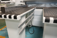Scie à panneaux CNC MA-KH838 3800 mm robuste à chargement frontal avec table à rainures pneumatiques pour MDF et contreplaqué