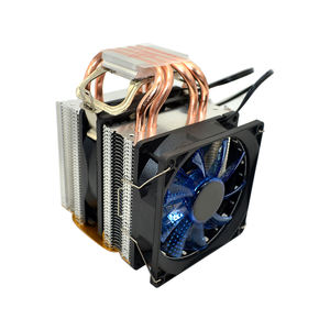 مبرد وحدة المعالجة المركزية 4 أنابيب حرارية, 4U LGA 1366 1700 1200 وحدة المعالجة المركزية النقية النحاس الأساسية المبرد 4 أنابيب حرارية AM4 AM3 AM3 + مروحة cpu - Product Image 2