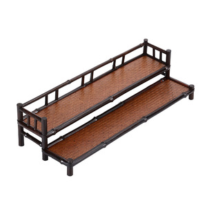 Double Layer Bamboo <b>Tea</b> <b>Tray</b> With Lacquered Mat Surface Traditional Chinese Kung Fu <b>Tea</b> Stand Heat Resistant Storage Accessory - Product Image 5