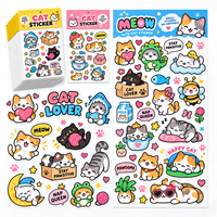 Autocollants personnalisés découpés à la forme, imperméables en vinyle PVC, autocollants décoratifs de dessins animés pour ordinateur portable, téléphone, bouteille, cadeau