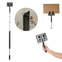 Panneau de protection murale en aluminium anti-éclaboussures avec poteau télescopique pour peinture au pistolet, vente en gros usine