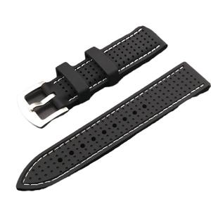 Correas de Reloj de Silicona de Repuesto Universales para Relojes Regulares de 20, 22 y 24 mm, Correa Deportiva Resistente - Product Image 5