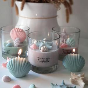 Bougies parfumées créatives et uniques en forme de coquillage, inspirées de l'océ<span class=keywords><strong>an</strong></span>, en cire de soja pure, faites à la main, pour cadeaux – Vente chaude sous marque privée - Product Image 5