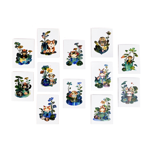Variété de cartes de remerciement personnalisées assorties pour <span class=keywords><strong>chien</strong></span> chat et joyeux <span class=keywords><strong>anniversaire</strong></span> cartes de vœux de remerciement en vrac avec enveloppes - Product Image 5