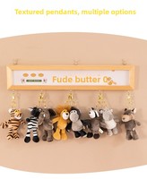 Porte-clés en peluche singe Richy de 15 cm, personnalisable, faible MOQ, pour décoration de fête
