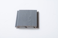 Planche de terrasse en WPC co-extrudé solide - Finition grain de bois imperméable et antidérapante pour patio et jardin extérieurs
