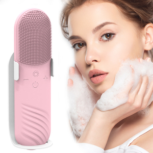 Cepillo de Limpieza Facial Eléctrico, Exfoliante Facial Sónico, Impermeable, de Silicona, para Limpieza Profunda, Portátil - Product Image 1