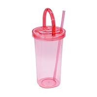 Haute qualité nouvelle tasse à eau protection de l'environnement paille Portable tasse en plastique tasse haute qualité lumière luxe bouteille d'eau