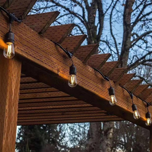 IP65 đánh giá S14 ngoài trời <span class=keywords><strong>LED</strong></span> đôi đèn dây đầu với màu trắng ấm áp cho các bữa tiệc trong nhà giáng sinh Halloween - Product Image 2