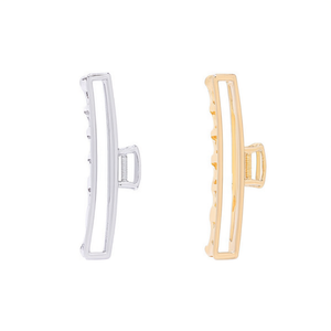 Pinza de Pelo Metálica Rectangular Zi de 11 cm para Mujer, Accesorio de Peinado Diario - Product Image 1