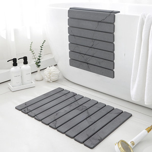 Tapis de bain en boue de diatomée personnalisable, antidérapant, à absorption rapide, de haute qualité, pour la vente en gros - Product Image 4