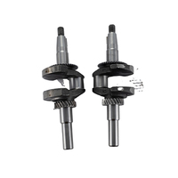 Vilebrequin avec 230Mm 252.5Mm de longueur pour Gx160 168F Gx200 170F 5.5Hp ou 6.5Hp 2 ~ 3Kw pièces de rechange de moteur de générateur d'essence