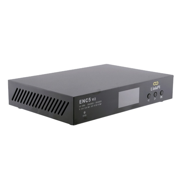 [ENC5-V2] Encoder Decoder 4K 1080P NDI HX SRT RTMP RTSP Live stream IPTV IPCam