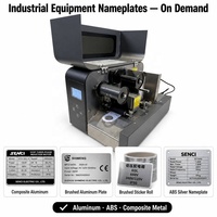 Imprimante de plaques signalétiques 300 DPI 55 mm pour l'aménagement paysager, pour panneaux en PVC, aluminium, ABS, étiquettes, réseau électrique, télécommunications
