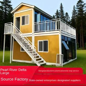 Casa Móvil Contenedor con Paredes de Cortina y Cristal, Dormitorio, Sala de Estar, Envío Rápido LCL, Oficina Temporal, Sala de Juntas Móvil - Product Image 3