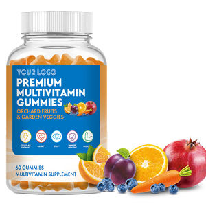 Complément alimentaire multivitaminé pour adultes en forme de bonbons gélifiés antioxydants, riche en vitamines, favorise le métabolisme, l'immunité et l'énergie - Product Image 5