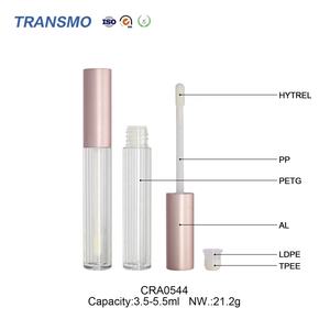 Tubes de gloss miniatures recyclables de 3 ml en gros, tubes de correcteur liquide de 3 ml avec capuchon en aluminium, tubes de gloss vides - Product Image 3