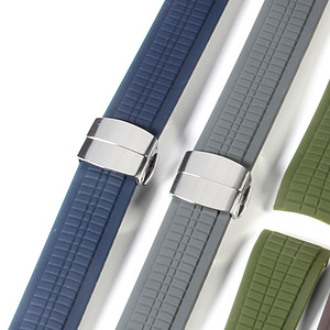 Cierre de mariposa de acero inoxidable sólido con hebilla plegable de doble presión con diseño de copo de nieve - Product Image 4