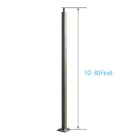 Fast delivery 30 ft 5'' 7 Gauge light pole galvanized lamp pole for street light