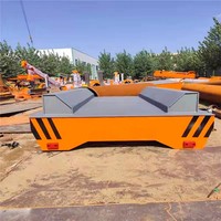 Potente Carro Eléctrico Industrial Plano de 20 Toneladas con Control Remoto para el Transporte de Equipos Pesados