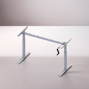 Escritorio ajustable Sit-Stand con manivela manual 2 etapas 720-1150mm para oficina y hogar - Product Image 1