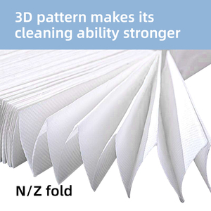Professional Custom Logo Multifold Hand Paper Towel Z-Fold 1Ply Strong Eco-friendly <strong>Interfolded</strong> Paper Towels For Office &amp; Clinic - Product Image 4