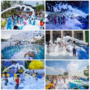 Máy tạo bọt điện 1800W có thể tùy chỉnh cho các bữa tiệc ngoài trời, công viên, hồ bơi, súng phun sắt nhựa cho các bữa tiệc đá khô - Product Image 6