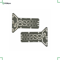 PCB personnalisé RT/duroid 5880 2L 2.20Dk ENIG pour radar Doppler 24 GHz