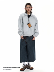 <span class=keywords><strong>Sweat</strong></span>-shirt à <span class=keywords><strong>capuche</strong></span> en coton décontracté et ample, tendance automne, avec logo personnalisé, style rétro, couleurs contrastées, unisexe, col rond, pull-over - Product Image 5