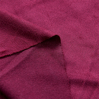 Tissu en faux daim tricoté pour vêtements, trame extensible à quatre voies ou en chaîne,
