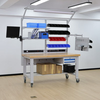 Banc de travail ESD conçu pour les applications d'atelier industriel avec solutions de fabrication OEM et personnalisées