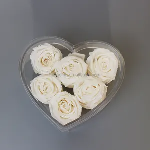 Роскошный современный День матери Валентина подарки консервированные розы Цветочная коробка квадратная коробка с розой коробки цветочная упаковка