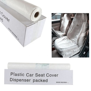 Bán buôn dùng một lần logo rõ ràng nhựa tự động xe Ghế Bảo vệ chỉ đạo Wheel Bìa foot pad bánh đòn bẩy phanh tay bìa - Product Image 5