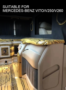 Sgabelli Pieghevoli di Design Moderno per Auto di Lusso <span class=keywords><strong>VIP</strong></span>, Furgoni, Camper e Bus, Accessori per Mercedes-Benz Classe V - Product Image 2