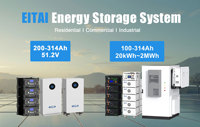 Système solaire hors réseau de 20 kW à 50 kW avec batterie LiFePO4 et onduleur hybride 15 kWh 30 kWh, kit de stockage d'énergie solaire tout-en-un