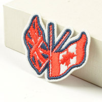 Patchs en tissu tissé, étiquettes de vêtements, Logo personnalisé, Badges de vêtements brodés