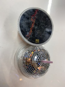 Boules à facettes disco de 15 cm pour fête, décoration suspendue intérieure, anneau décoratif, effet lumineux de danse <span class=keywords><strong>DJ</strong></span>, décoration de vitrines - Product Image 3