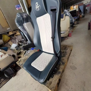 Siège de conducteur de camion R450, suspension pneumatique longue distance, cuir confortable, sièges de conducteur de semi-remorque pour Scania, kit de mise à niveau, pièces - Product Image 6