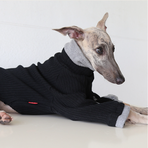 Pull en tricot épais à manches évasées pour chien, idéal pour les lévriers italiens et les whippets, coupe 3D, doux, vêtement d'hiver pour animaux de compagnie - Product Image 2