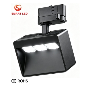 Projecteur mural LED RA80 Ra90 sur rail, haute puissance 15W 30W, avec fonctions Flood, Dali, 0-10V, Triac Dimmable, CE ROHS - Product Image 4