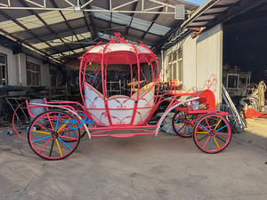 Calabaza Carro de <span class=keywords><strong>caballos</strong></span> Flotador eléctrico Rosa Blanco <span class=keywords><strong>Boda</strong></span> Vehículo eléctrico Sin <span class=keywords><strong>caballos</strong></span> Alta calidad Cenicienta Carro <span class=keywords><strong>para</strong></span> la venta - Product Image 6