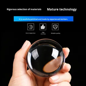 Hao Xuan Foco esférico K9 Lente moldeada de precisión de vidrio óptico Alto índice de refracción Baja aberración cromática 98% Luz - Product Image 3