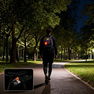<b>Bicycle</b> Rear <b>Light</b> LED Flash Waterproof IPX4 Rechargeable Battery Cycling Tail <b>Light</b> Mini Portable USB Charging - Product Image 1