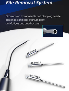 Ensemble d'instruments dentaires endodontiques Source d'alimentation manuelle Perceuses Niti Path 5 pièces et système de suppression de fichiers cassés - Product Image 5